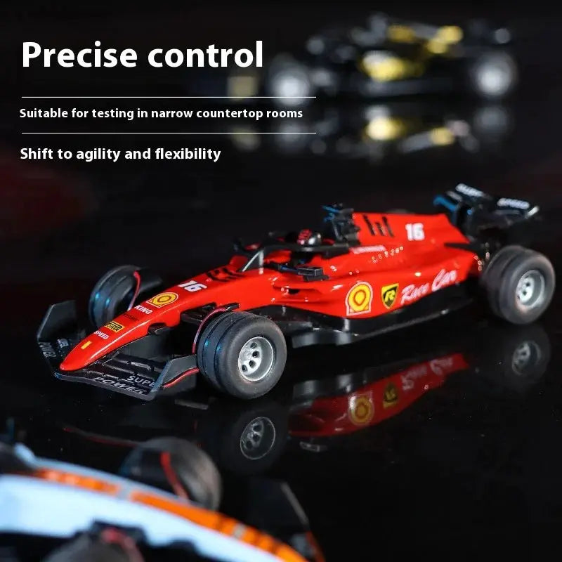 2025 New RC Car 1 64 Scale Mini Alloy Model Formula Racing Remote Control Car With Adjustable Lighting For Kids