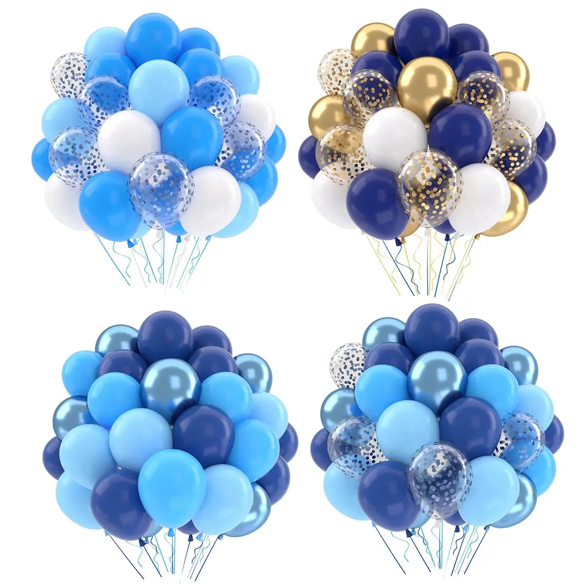 Metallic Pearl Latex Balloons Confetti Gold Set 31 36 37 51 101 Pcs For Birthday Weddings Baby Shower Decor