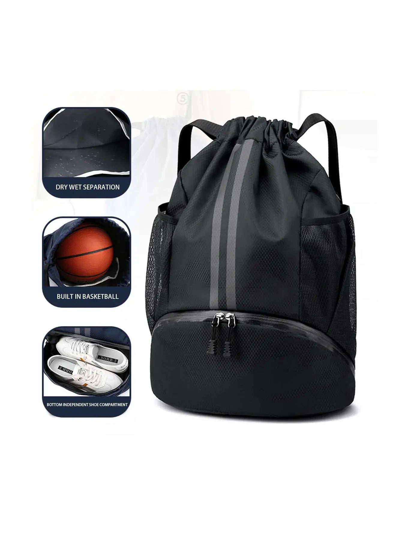 Multi - Functional Dry/Wet Separation Sports Backpack - Simples Market