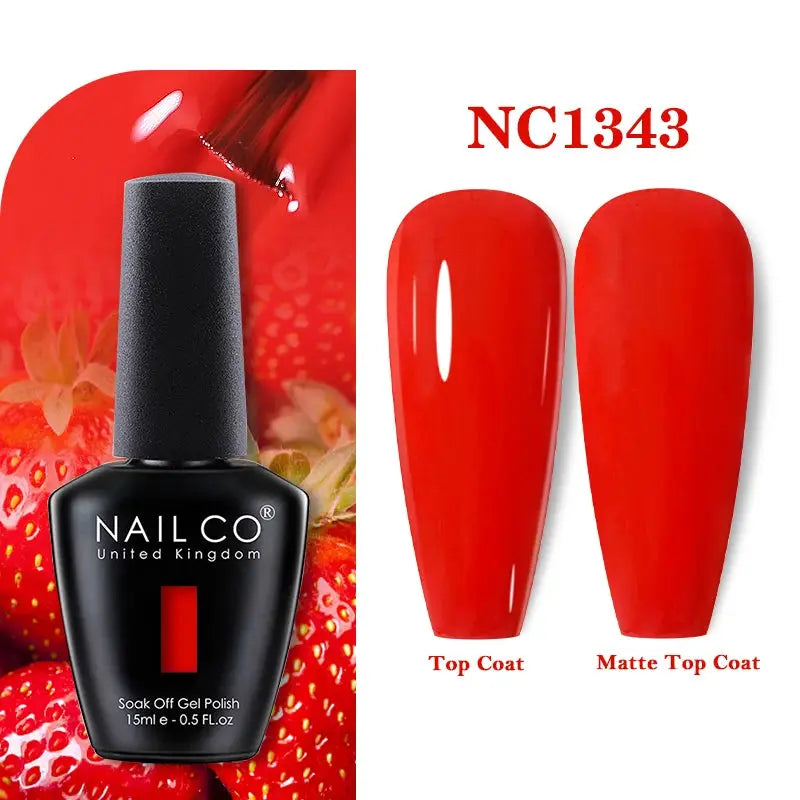 NAILCO 283 Colors Gel Nail Polish Kit Ultra Long Lasting UV Gel Varnish With 30 Day Shine