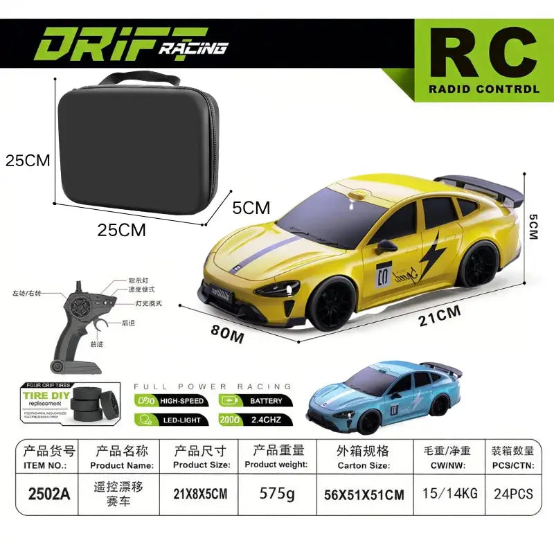 Limited Edition RC Drift GT3 RS 1 To 24 Scale High Speed Remote Control Car Gift For Kids 14 Up