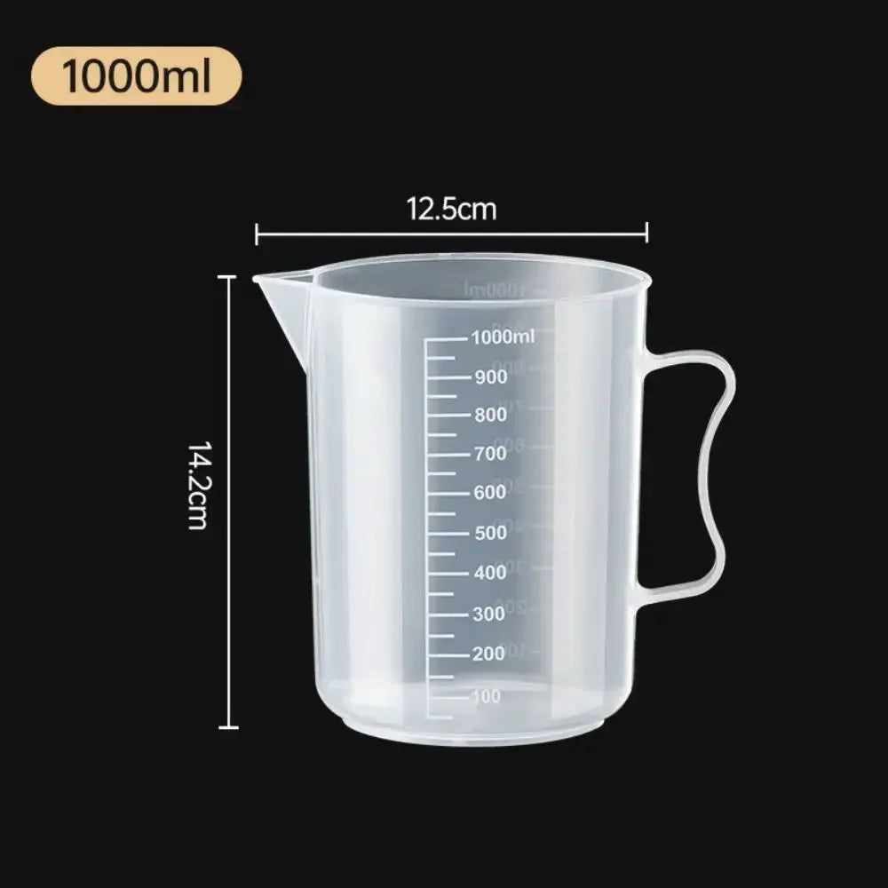 100 To 5000ml Thickened Plastic Measuring Cup With Clear Scale Food Grade Beaker For Kitchen And Lab Use