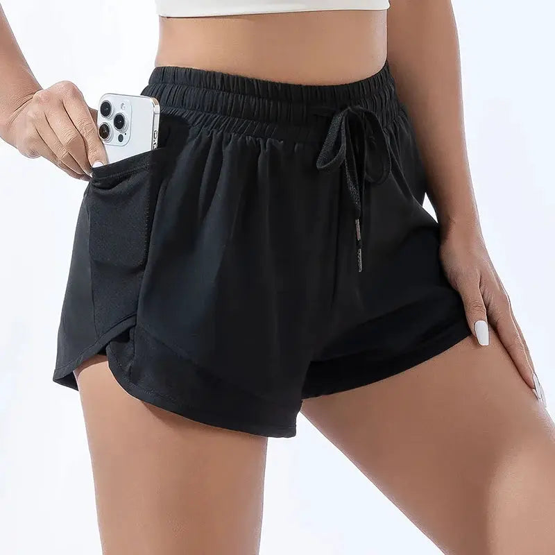 VivaFlex Women's QuickDry Lightweight Fitness Shorts For Yoga Running And Gym Training