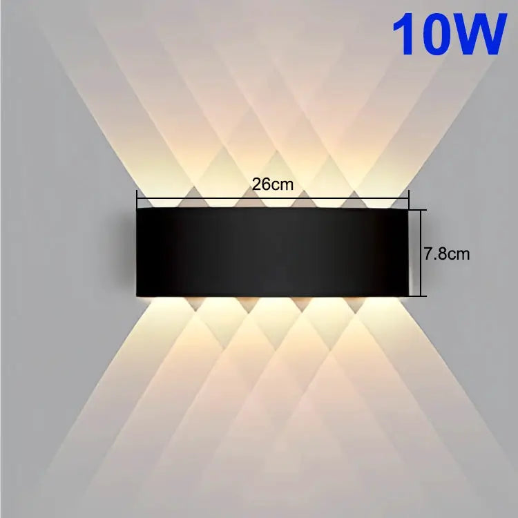 Up Down LED Lamp Waterproof Wall Light For Bedroom Living Room Corridor Balcony Indoor Outdoor Home Decor Lighting