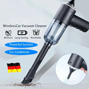 9000Pa Wireless Car Vacuum Cleaner With USB Charging 1200mAh Portable Mini Wet And Dry Cleaning