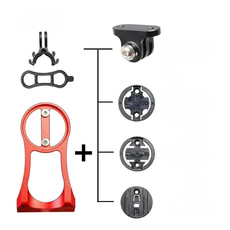 Metal Bike Handlebar Mount For Mobile Camera Or Cycling Computer Garmin Bryton Cateye
