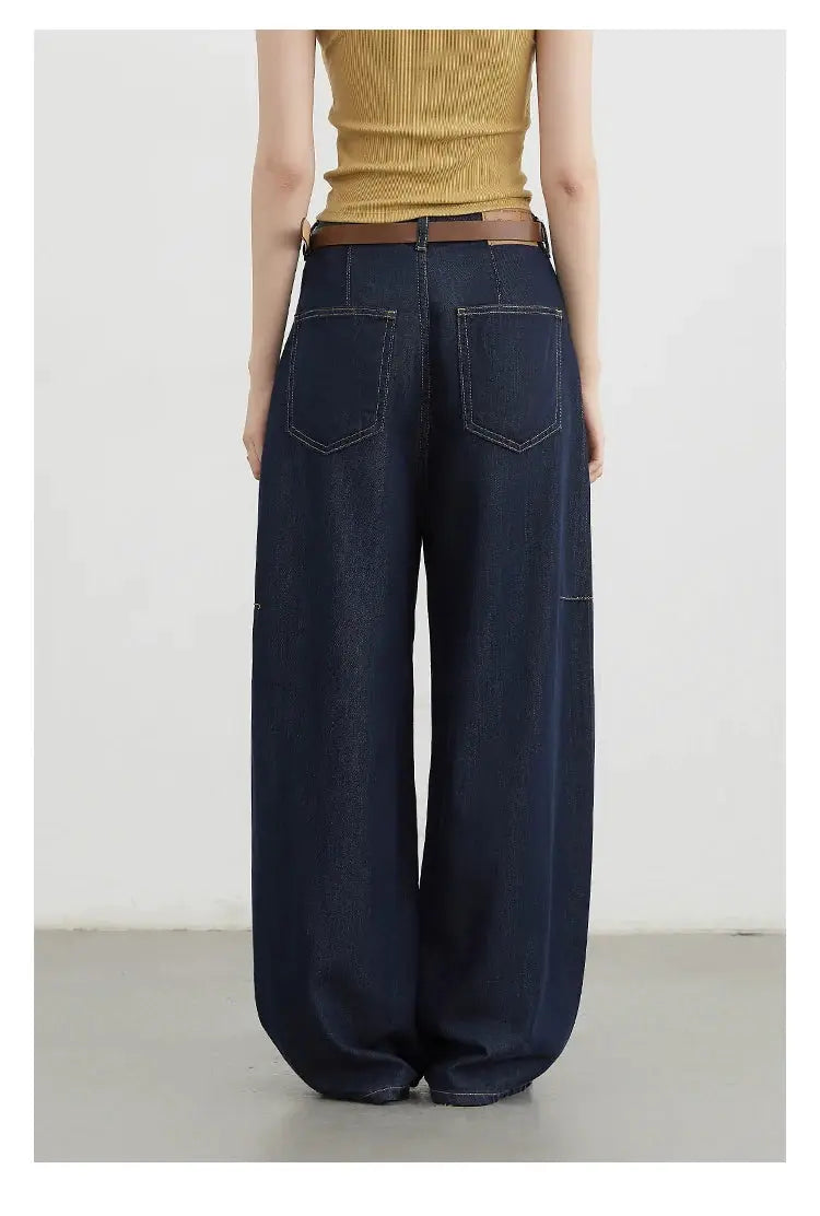 Chic Ven Womens Split High Waist Wide Leg Denim Jeans Spring 2025