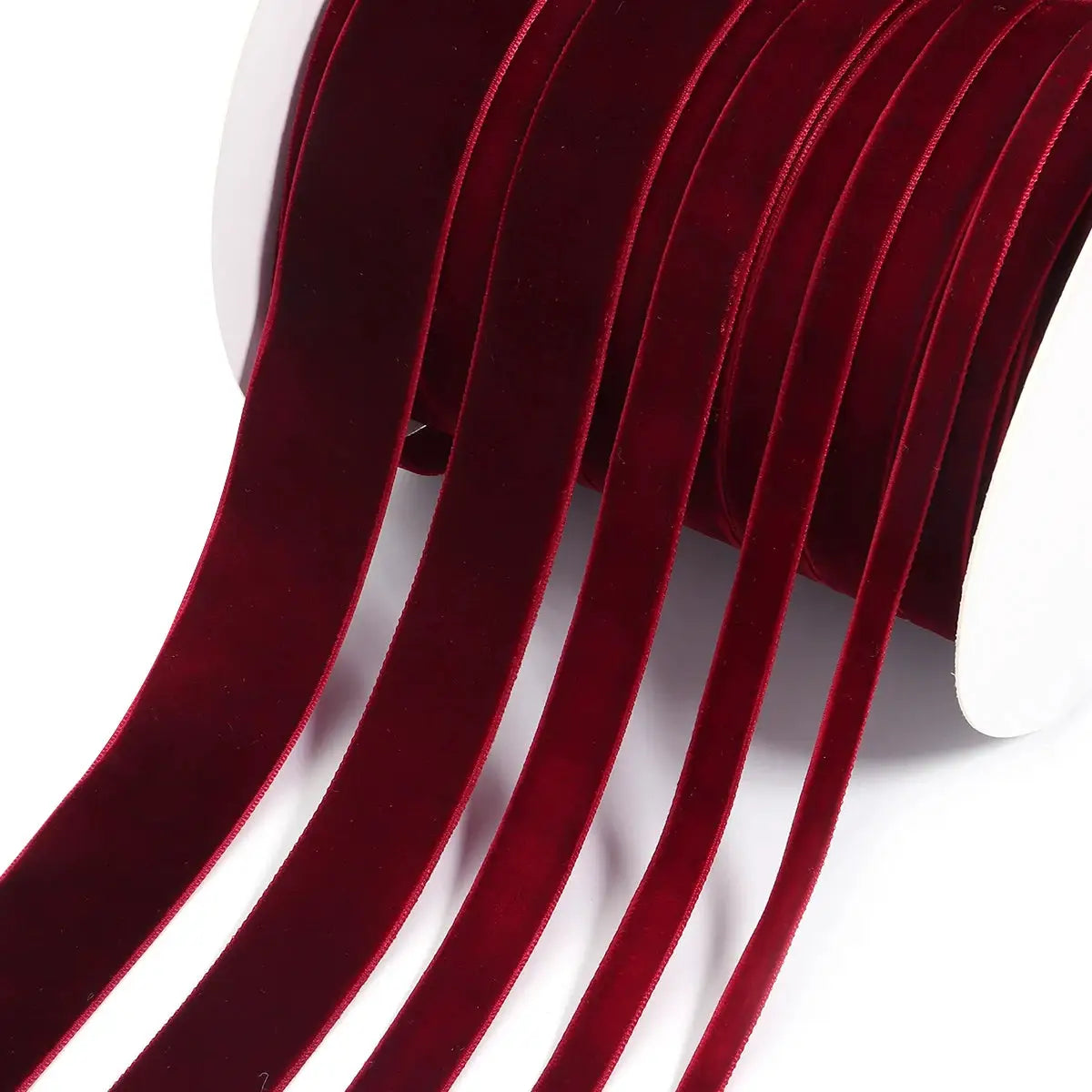 Velvet Ribbon Gift Bow 5 To 10 Yards 6mm 10mm 15mm 25mm 32mm 38mm For Gift Wrapping Flower Packaging DIY Christmas