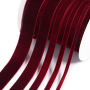 Velvet Ribbon Gift Bow 5 To 10 Yards 6mm 10mm 15mm 25mm 32mm 38mm For Gift Wrapping Flower Packaging DIY Christmas