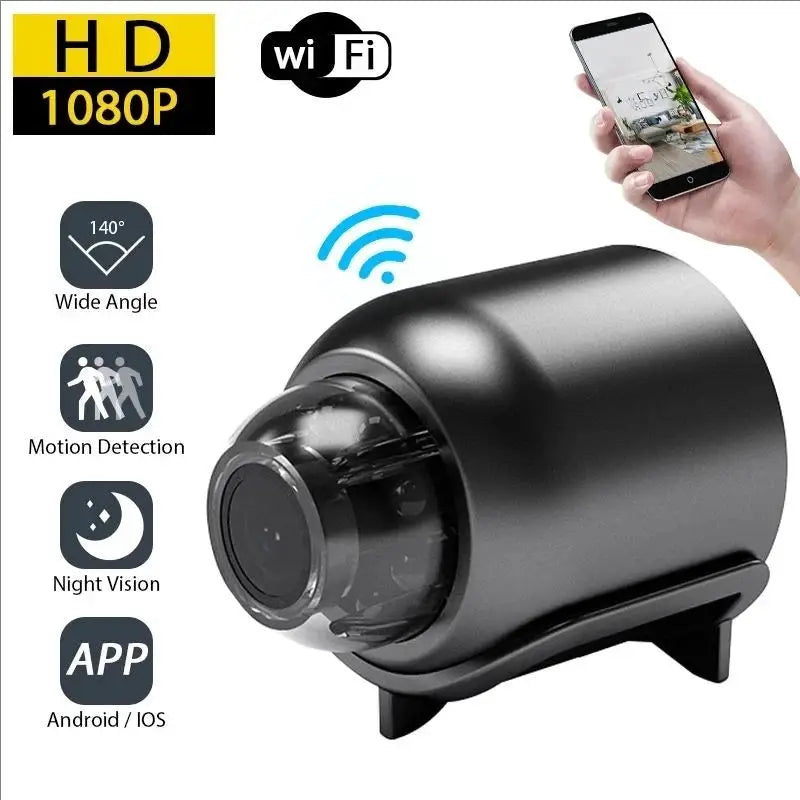 1080P HD Mini Camera WiFi Wireless Night Vision Home X5 Remote Camera For Kids And Pet Safety Monitoring