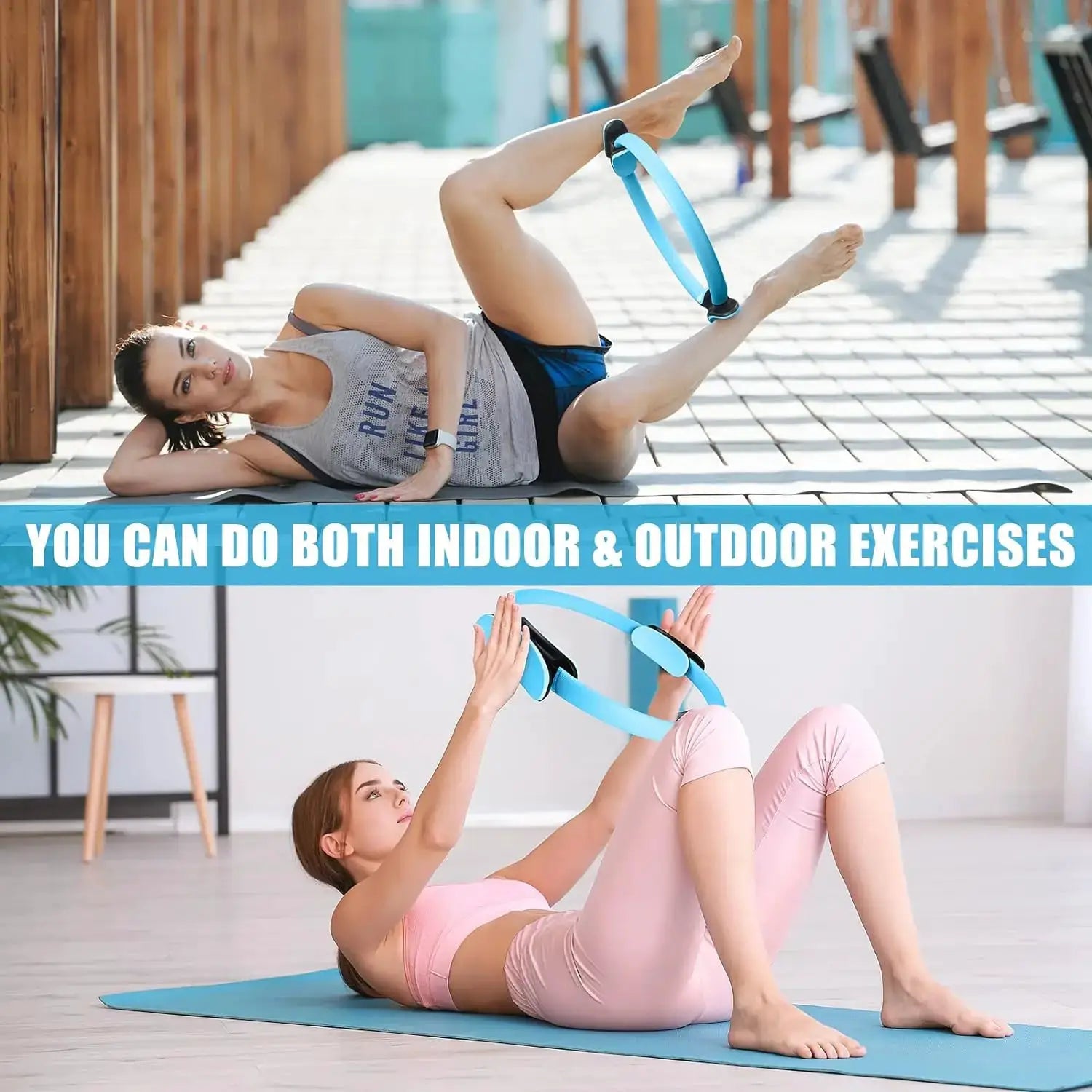 Yoga Fitness Pilates Ring For Pelvic Floor Training And Full Body Workout Open Back Ring For Yoga And Pilates At Home