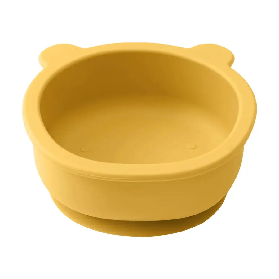 Silicone Baby Tableware Suction Dinner Set Bear Shape Bowl For Toddlers Cartoon Cute Mealtime Training