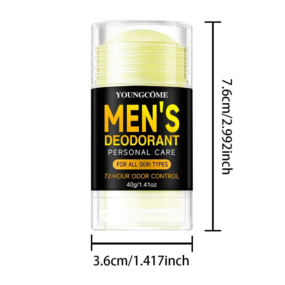 Men Sandalwood Deodorant Stick Antiperspirant For Sweat And Odor Control Keeps Underarms Dry All Day