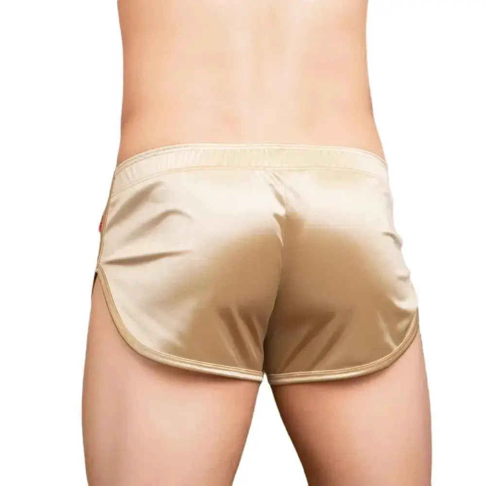 SilkEase Mens Smooth Silk Boxer Shorts Ultra Comfortable Sleepwear and Lounge Shorts