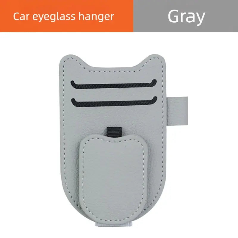 Magnetic Car Sunglasses Holder Sun Visor Clip Eyeglasses Hanger Portable Ticket Card Clip Auto Accessories