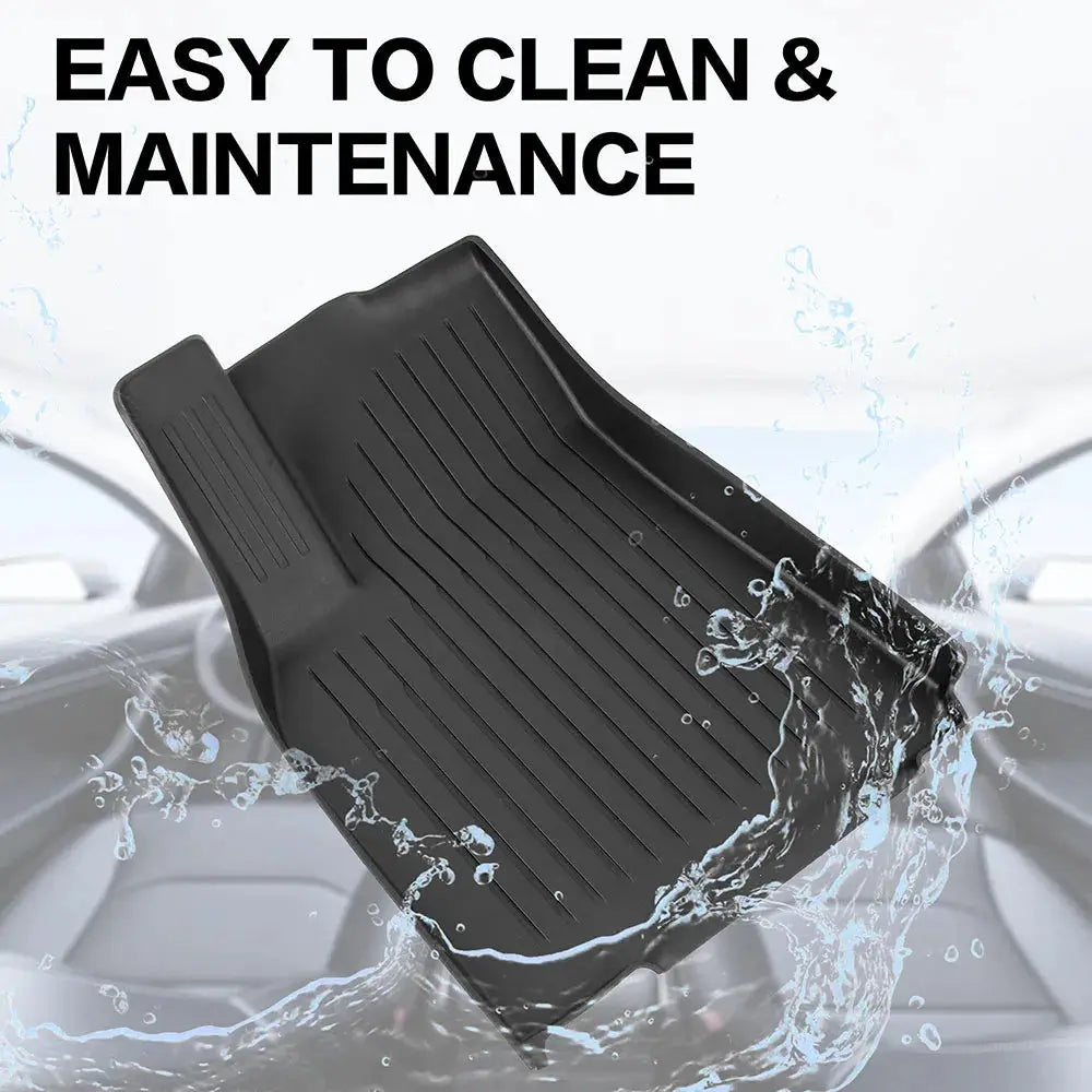 Floor mats with door-sill protection for Tesla Model Y Juniper 2025–2026, all-weather rubber cargo liner Simples Market