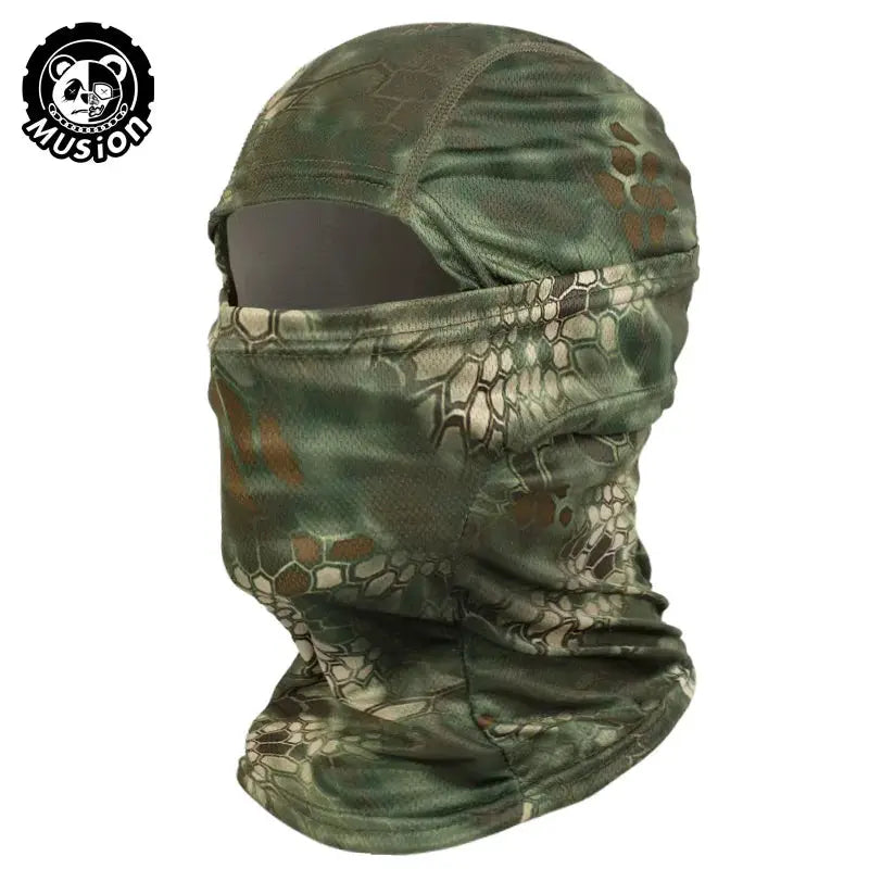 VeloGuard Motorcycle Balaclava Full Face Mask With Breathable Mesh For UV Sun Protection While Cycling