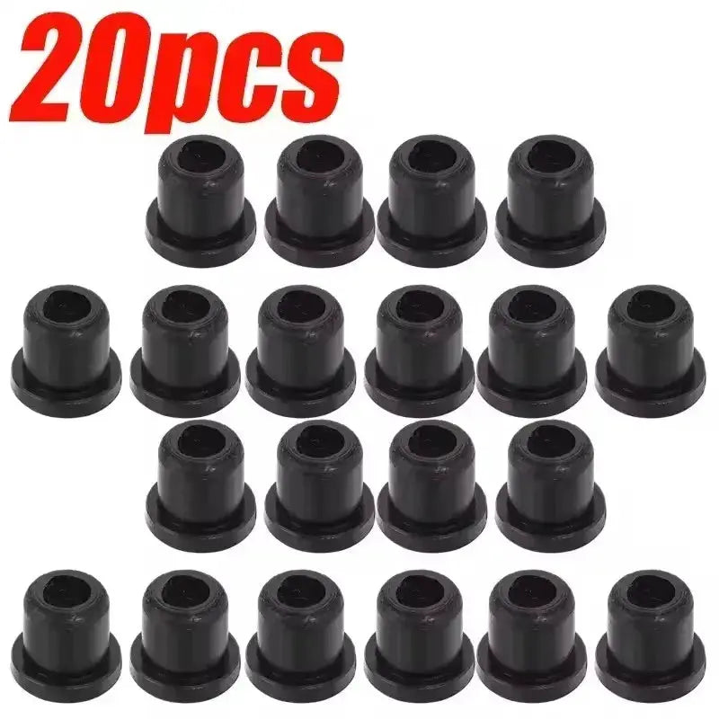 BMW hood emblem grommet clip set, 20pc, black, for 3/5/7 series and various BMW E-models