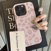 AuroraGuard Leopard Print Lichee Textured TPU Case For iPhone 11 To 16 Pro Max XR XS Lightweight Minimalist Protection