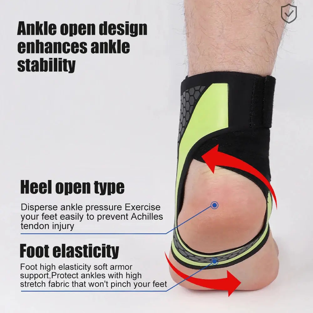 1 Piece Ankle Brace and Elastic Support for Men and Women, Ankle Compression Sleeve, Plantar Fasciitis Relief