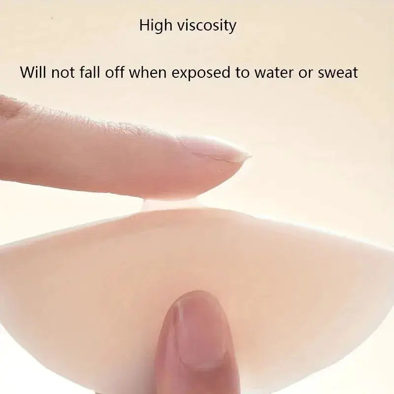 Simples Market silicone nipple covers, 1 pair, skin-tone adhesive petals for strapless wear