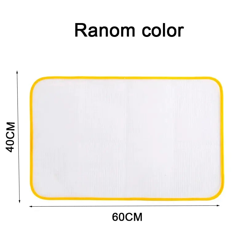Simples Market ironing protection pad, cloth ironing board mat with yellow edge, 60×40 cm