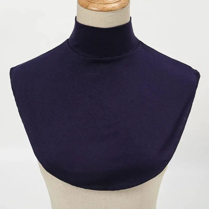 Modista Luxe Modal Turtleneck Hijab Extension With Detachable Neck Warmer For Warm Layered Look