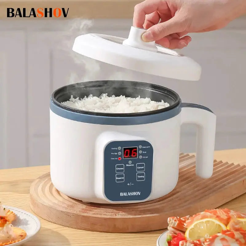1.7L Electric Rice Cooker 220V Multi Cooker Non Stick Smart Mechanical Steamed Rice Pot For Home Use