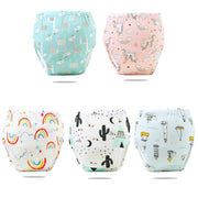 Breathable Cotton Baby Training Pants 0 to 3 Years Reusable Cloth Nappy Toilet Training Pants for Newborns