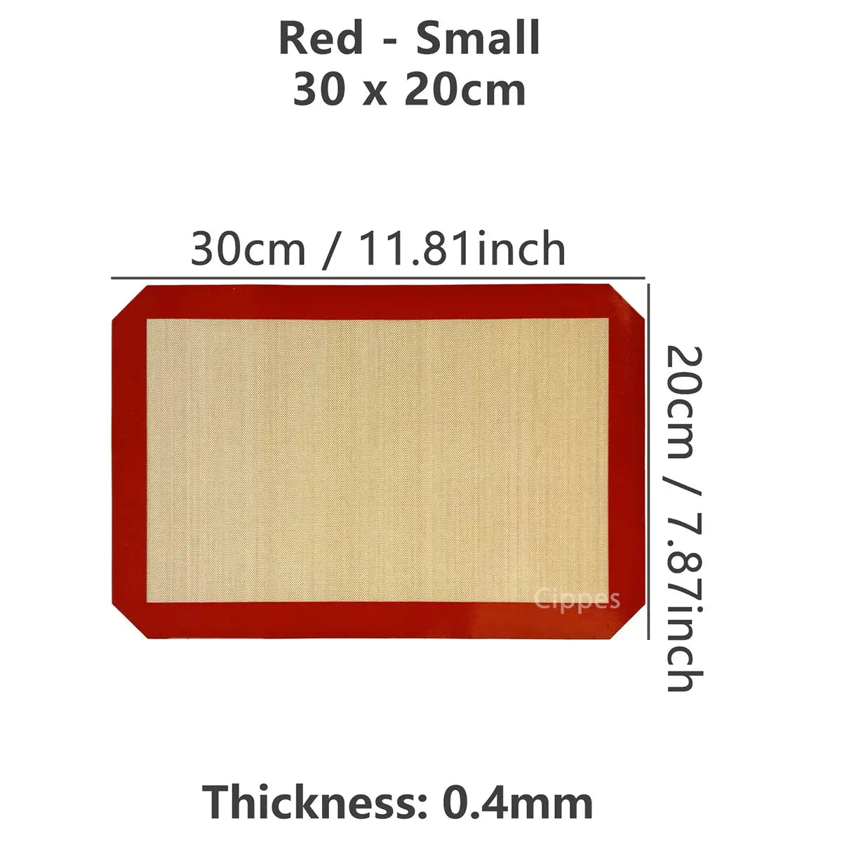 Silicone Baking Mat 0.4mm Thin Reusable Nonstick Heat Resistant Oven Liner For Cookies