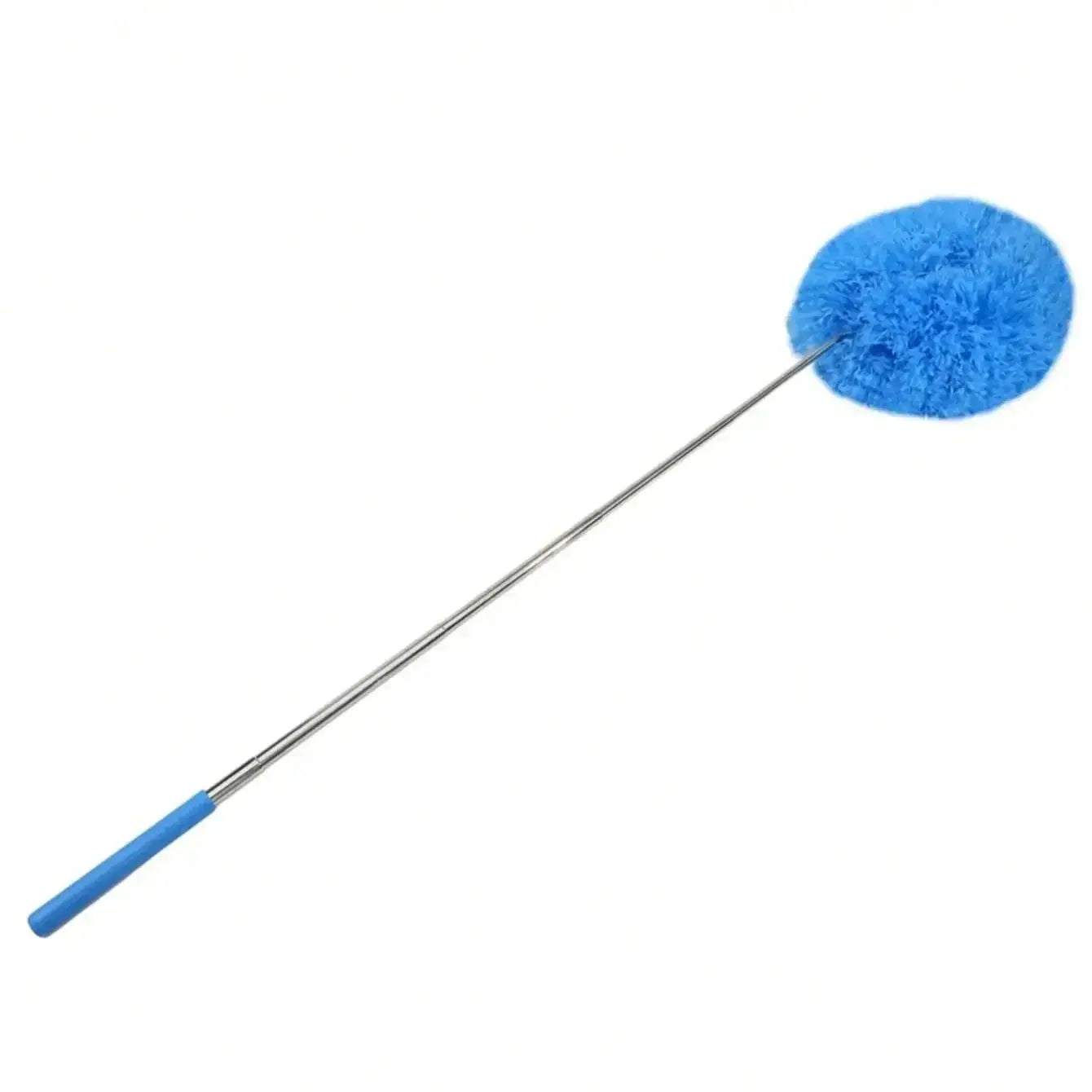 Simples Market 1PC microfiber ceiling fan duster with 80cm extendable stainless steel handle and blue head
