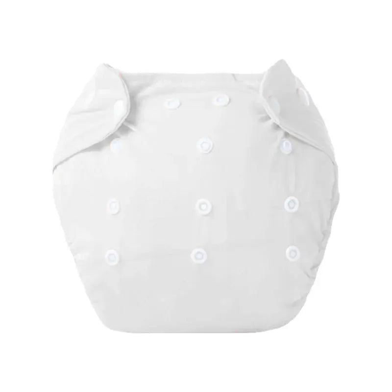 Eco Friendly Washable Reusable Cloth Diapers For Babies Grid Pattern Cotton Adjustable Training Pants 1 To 3 Years