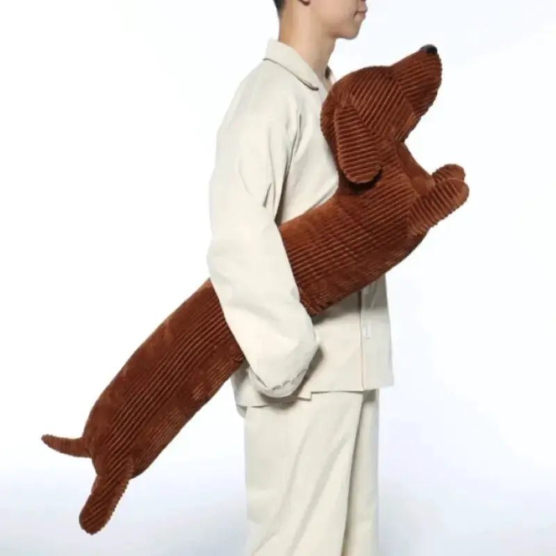 Cute Dachshund Strip Pillow Soft Sofa Throw Pillow For Living Room Office And Home Decor - Simples Market