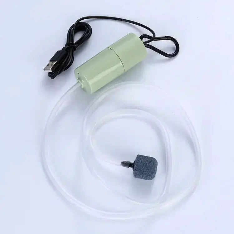 USB Powered Silent Aquarium Air Pump Portable Mini Oxygenator For Fish Tanks Aerator 5V 1W