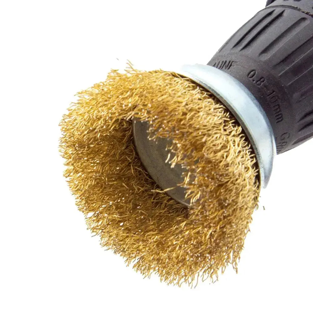 3 Piece Pen Type Steel Wire Brush And 5 Piece Electric Drill Wire Wheel Set For Polishing And Rust Removal Surface Prep
