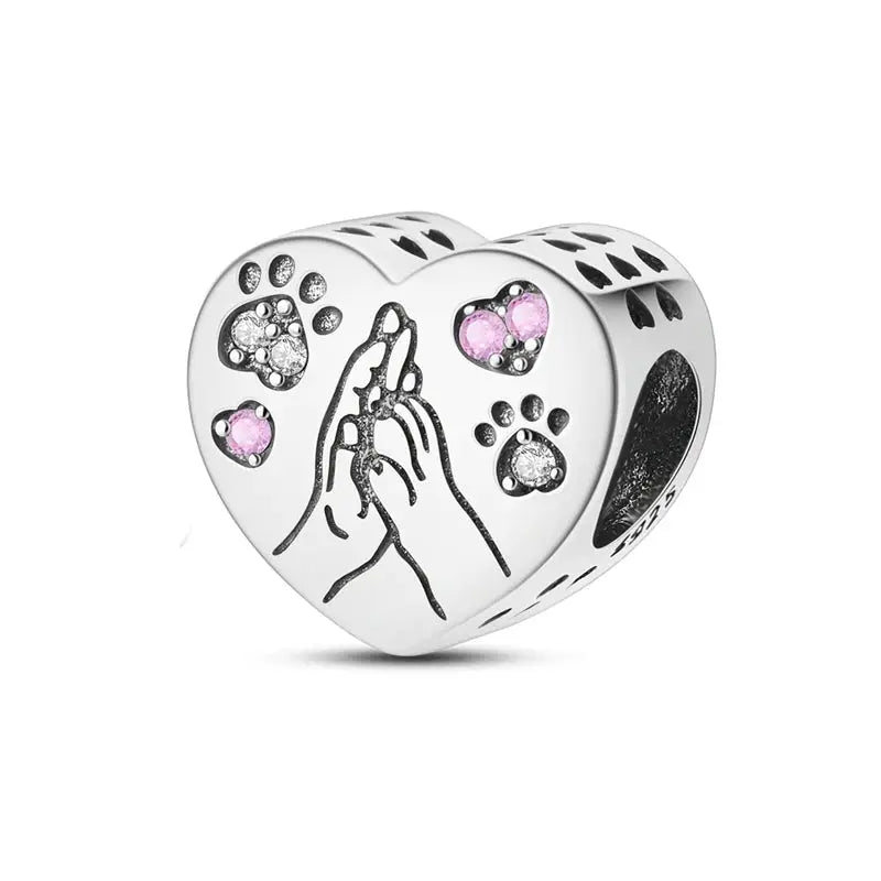 Original 925 Silver Charms Beads For Pendant Charm Bracelet Dangle For Women DIY Fine Jewelry Making Hot Sale
