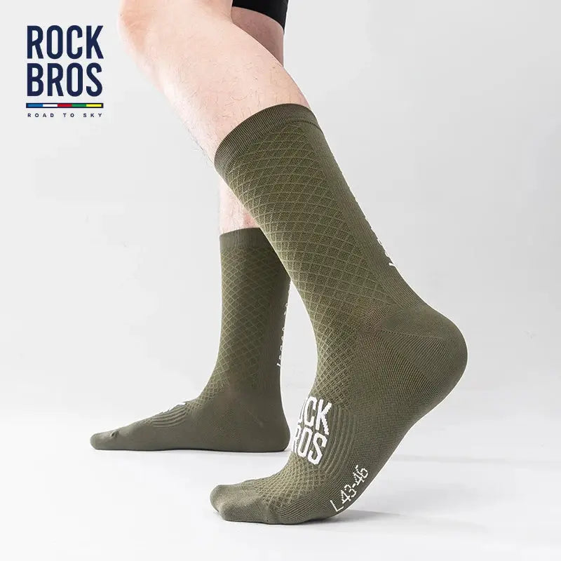 Rockbros Road To Sky Sport Socks Men Women High Elasticity Sweat Wicking Professional Outdoor Sportswear Socks