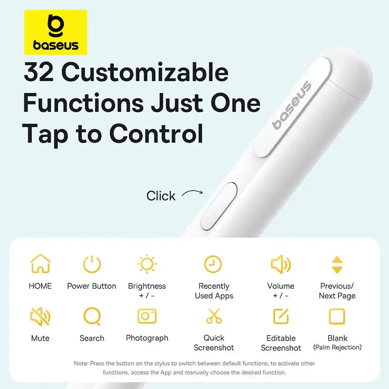 Baseus 3rd Gen Stylus Pen For iPad Pro With Wired Charging And Active Tilt Sensitivity