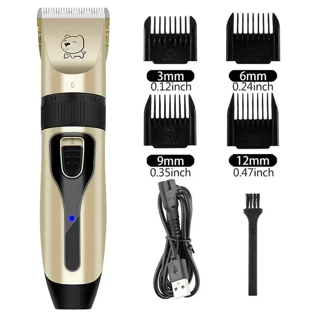 Dog Professional Hair Clipper USB Rechargeable Pet Grooming Trimmer for Dogs and Cats Quiet Electric Shaver