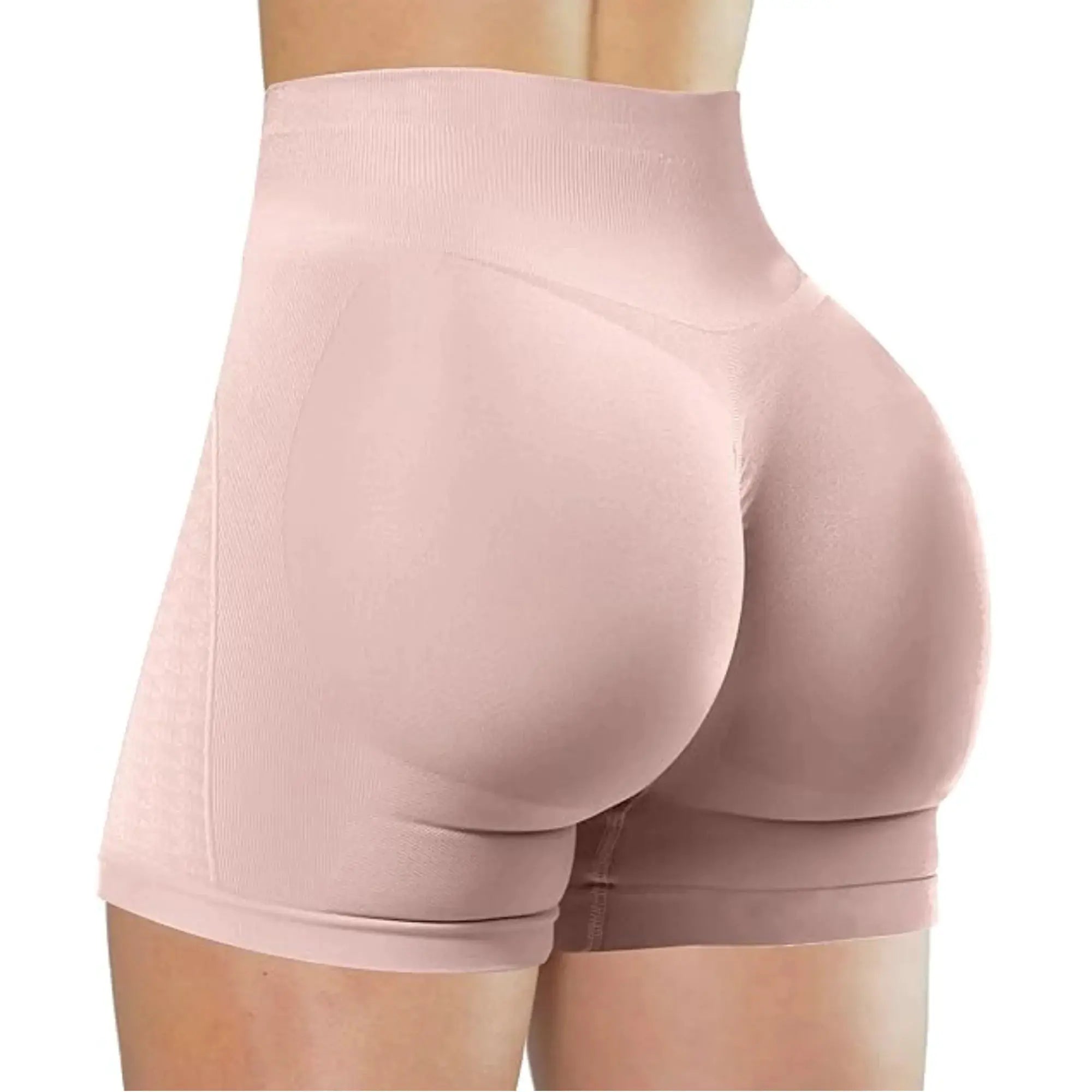 FlexiFit Summer High Waisted Yoga Shorts Snug Booty Lifting Seamless Knit Fit For Running And Yoga