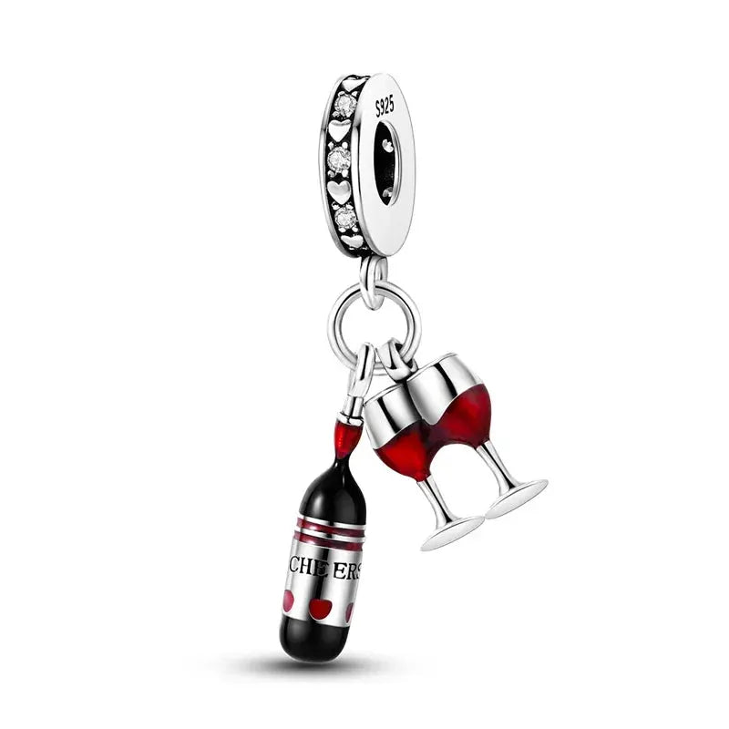 925 Sterling Silver Pendant Beads Carnivorous Plant Monster Charm Trendy Collection For Bracelet And Necklace Jewelry