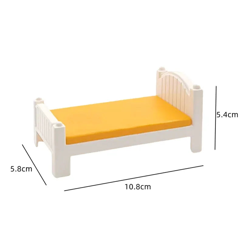 Big Building Blocks Play House Furniture Accessories Indoor Bed Compatible Large Bricks Assemble Toys For Kids Gift