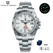 Pagani Design PD1682 GMT Diver Watch 42mm Sapphire Crystal Automatic Mechanical 100m Water Resistant