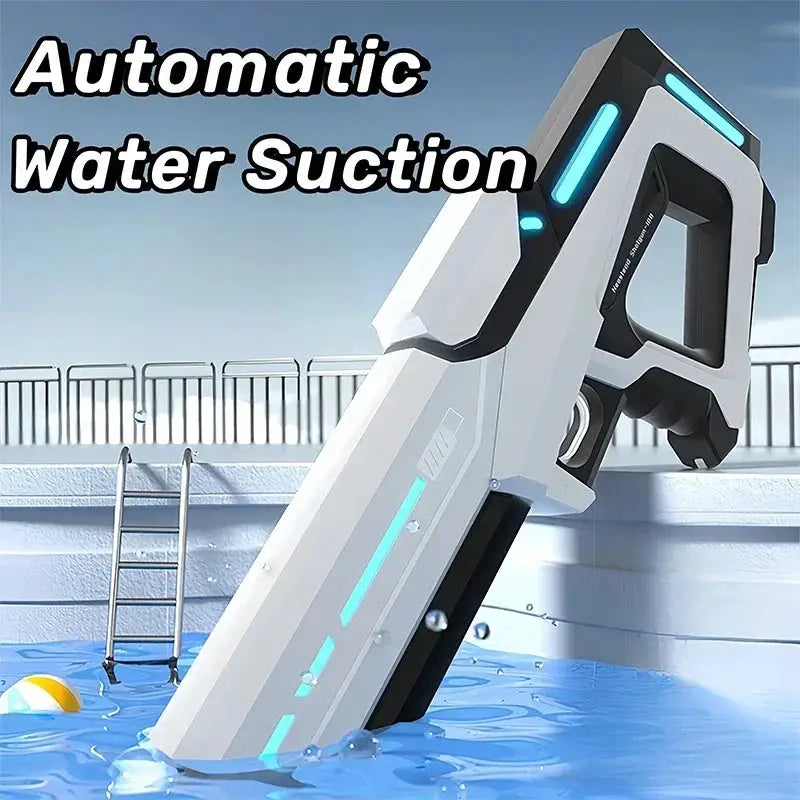 Electric Automatic Water Storage Gun Toy Portable For Summer Beach Play Fantasy Spray Gun For Kids And Adults