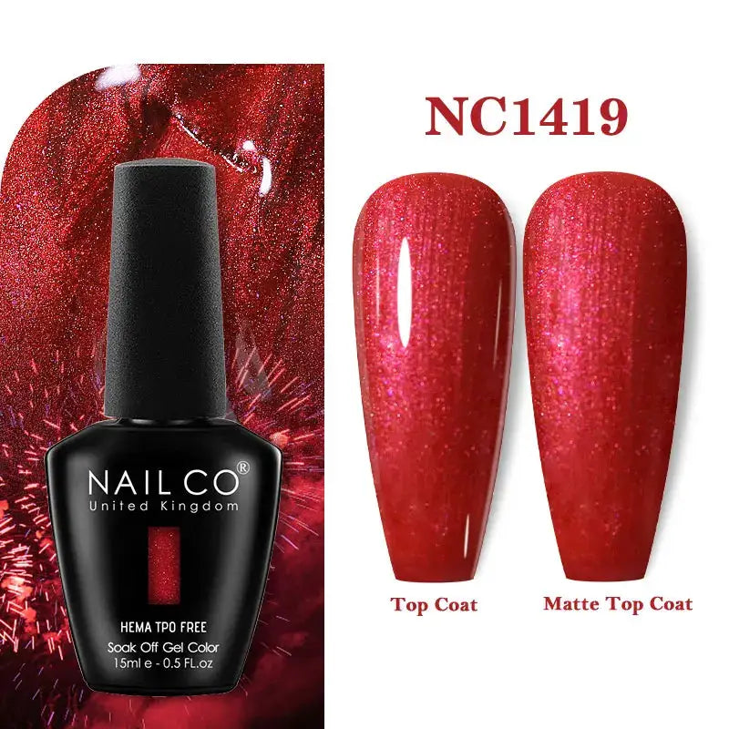 NAILCO 283 Colors Gel Nail Polish Kit Ultra Long Lasting UV Gel Varnish With 30 Day Shine