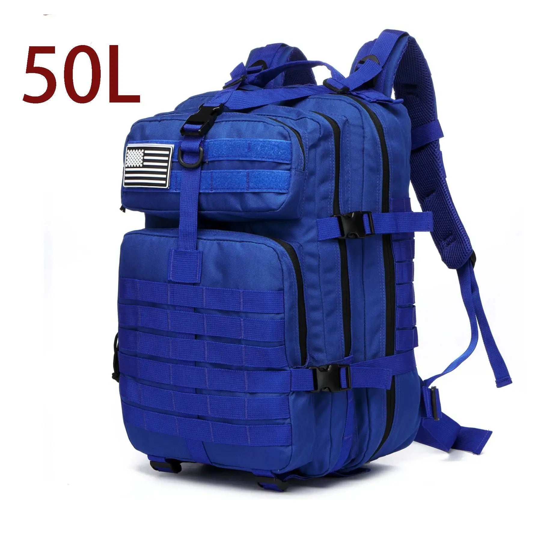 TrailMaster Tactical Backpack 25L 50L Waterproof Nylon For Outdoor Trekking Hiking Fishing Hunting Camping