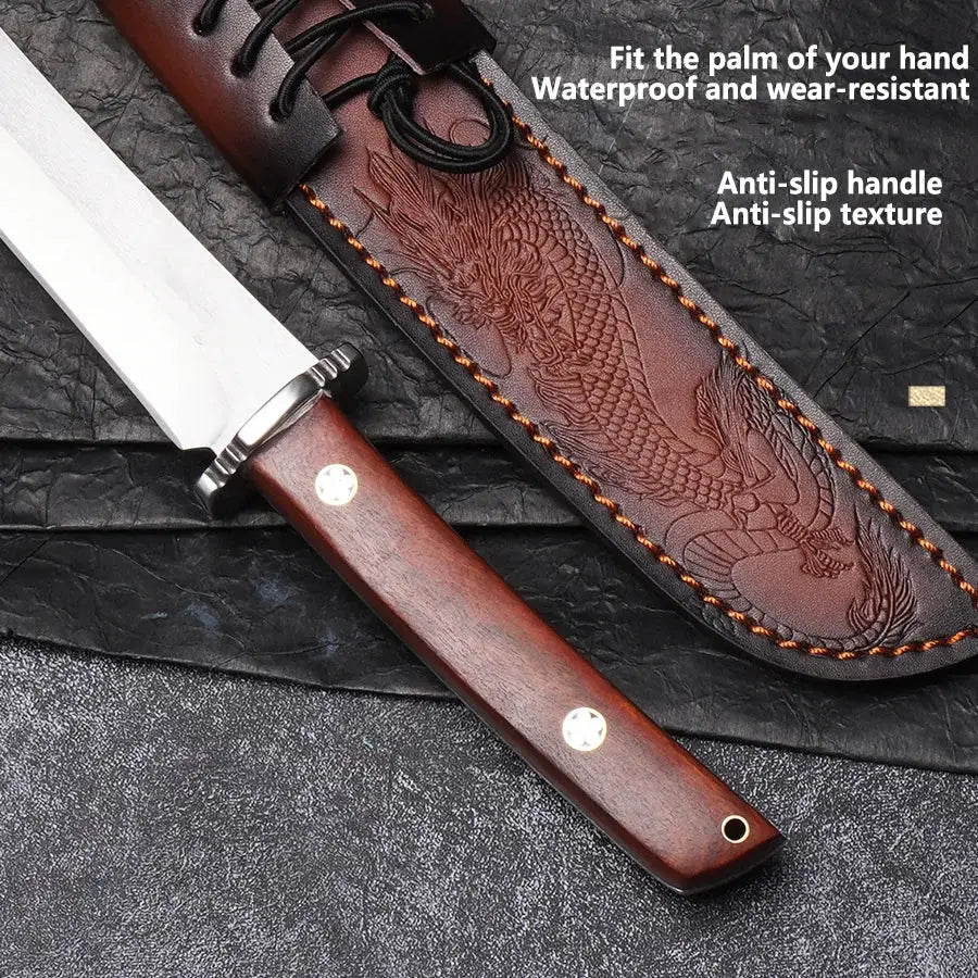 High Hardness Japanese Kitchen Knife Stainless Steel Professional Butcher Boning Knife For Lamb And Beef Cutting