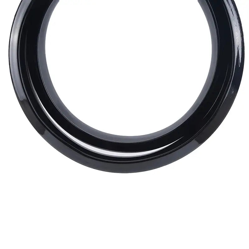 1.5M carbon fiber spoiler ring trim, black glossy finish, universal fit for BMW Toyota Honda KIA Hyundai Opel Mazda