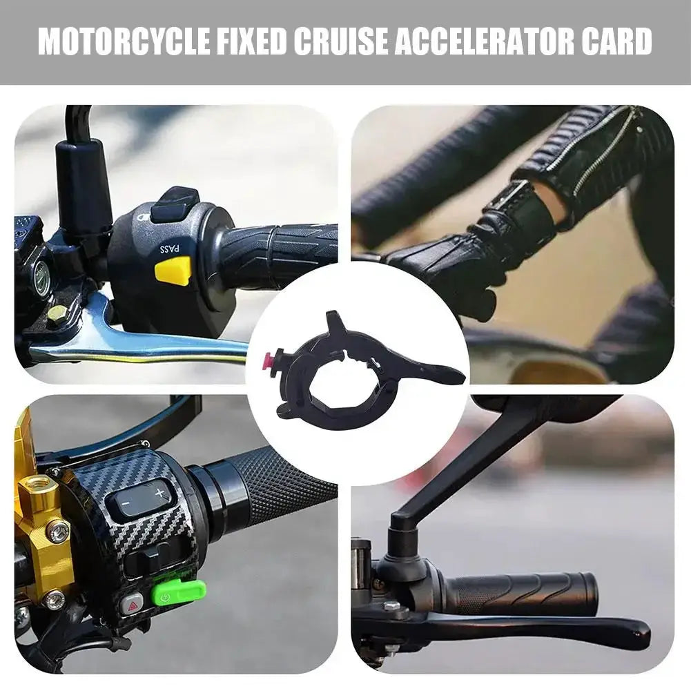 Universal Motorcycle Throttle Cruise Control Clip for Smooth Riding and Reduced Hand Fatigue