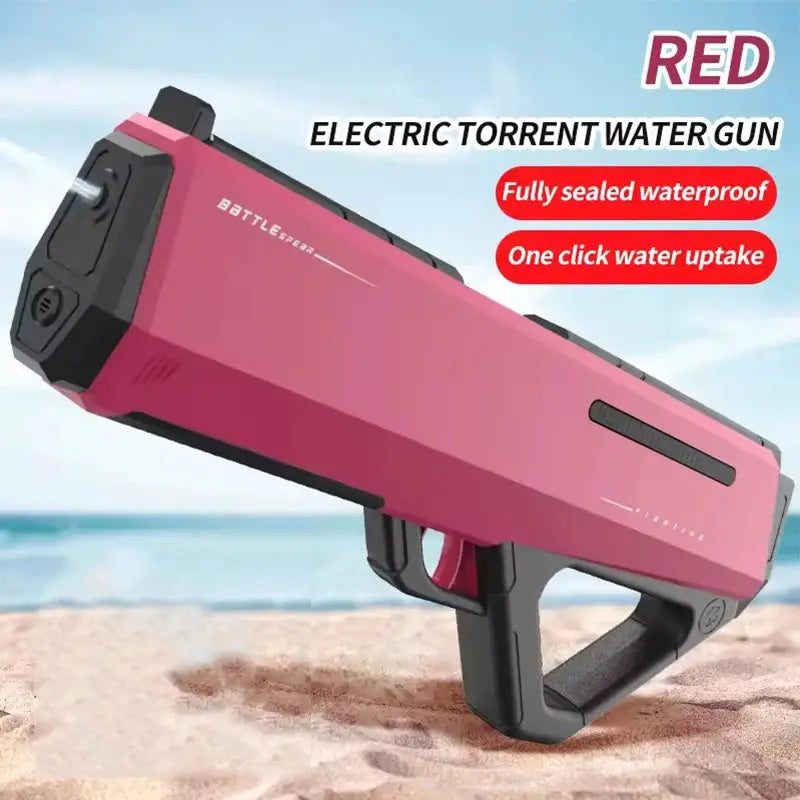 Automatic Firing High Pressure Electric Water Gun For Kids Summer Outdoor Pool Fight Games Water Toy Gift
